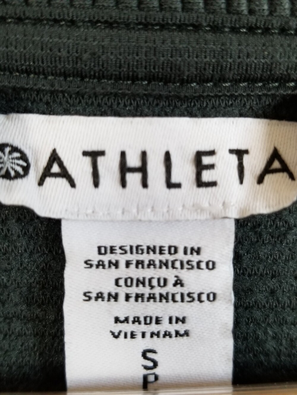 Athleta Ottoman 1/4 Zip Ribbed Knit Sweatshirt Size Small Roomy Fit - Picture 5 of 7